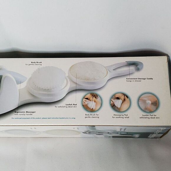 Vtg Pollenex Personal Spa Hand Held Shower Bath Massager Exfoliator Cleaning - Picture 5 of 10